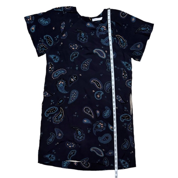 See by Chloe Navy Paisley Shift Dress with Pockets - Picture 7 of 8